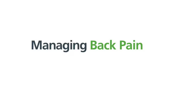 NHS- Managing your back pain